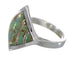 Southwestern Sterling Silver Turquoise Opal Ring Size 6-1/2 QX82477